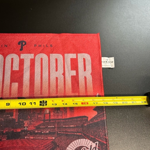 Philadelphia Phillies Red October Rally Towel 2024 MLB Baseball Citizens Bank - Picture 9 of 11